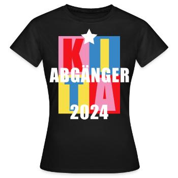 Kita Abgänger 2024 - Frauen T-Shirt - Schwarz - Vorne - AI Model Female 172 dark (172cm)