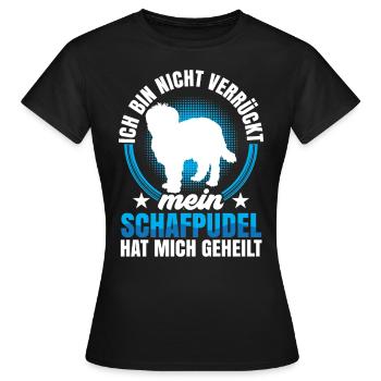 Sheep Poodle Healed Me Old German Herding Dog - Women's T-Shirt - black - Front - AI Model Female 172 dark (172cm)
