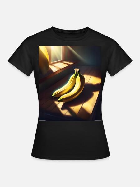 Leckere Bananenfrüchte - Frauen T-Shirt - Schwarz