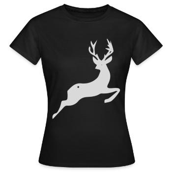 Noël - T-shirt Femme - noir - Devant - AI Model Female 172 dark (172cm)