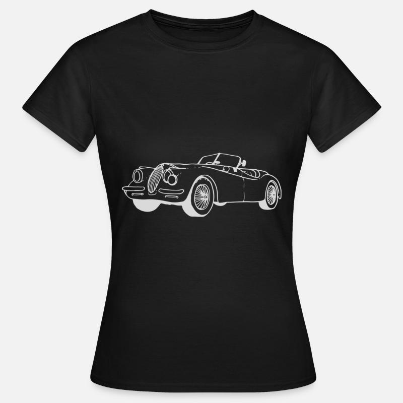 Auto Oldtimer - Frauen T-Shirt - Schwarz