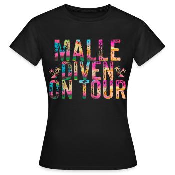 Malediven - Frauen T-Shirt - Schwarz - Vorne - AI Model Female 172 dark (172cm)