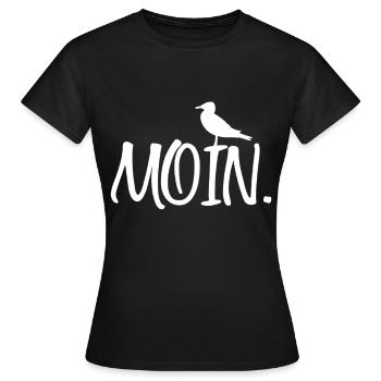 Moin - T-shirt Femme - noir - Devant - AI Model Female 172 dark (172cm)