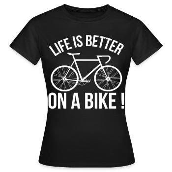 coureur - T-shirt Femme - noir - Devant - AI Model Female 172 dark (172cm)