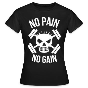 Kraftsport - Frauen T-Shirt - Schwarz - Vorne - AI Model Female 172 dark (172cm)