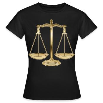 Balance Balance - T-shirt Femme - noir - Devant - AI Model Female 172 dark (172cm)