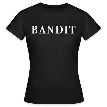 BANDIT - Frauen T-Shirt - Schwarz - Vorne - AI Model Female 172 dark (172cm)