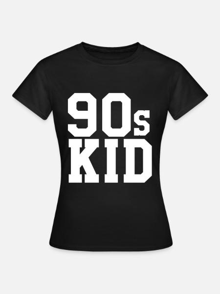 90er Party - Frauen T-Shirt - Schwarz