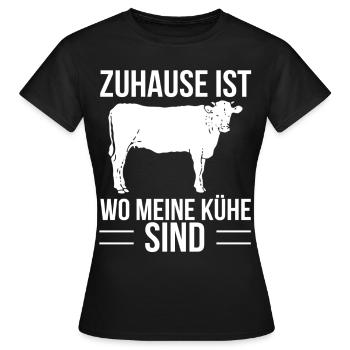 Farmer - Women's T-Shirt - black - Front - AI Model Female 172 dark (172cm)