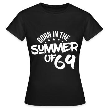 Summer of 69 - Frauen T-Shirt - Schwarz - Vorne - AI Model Female 172 dark (172cm)