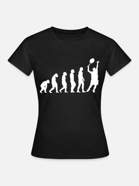 Tennis - Frauen T-Shirt - Schwarz