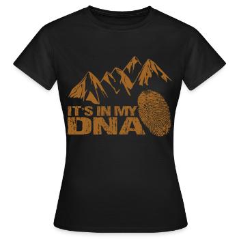 alpinisme - T-shirt Femme - noir - Devant - AI Model Female 172 dark (172cm)