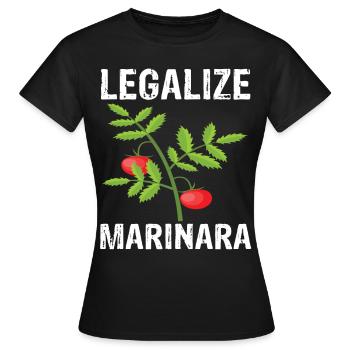 Tomaten - Frauen T-Shirt - Schwarz - Vorne - AI Model Female 172 dark (172cm)