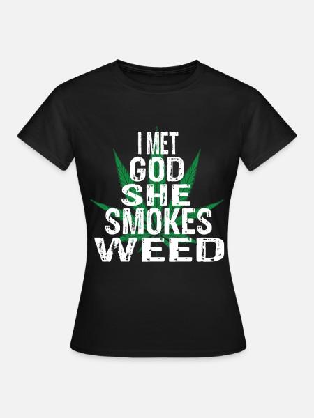 Kiffen - Frauen T-Shirt - Schwarz