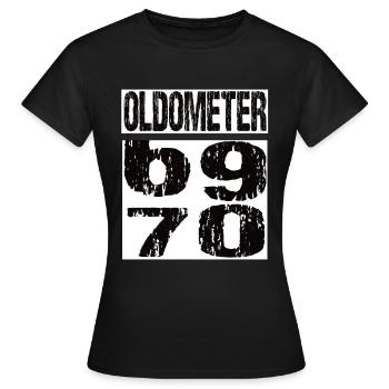 70th Birthday - Women's T-Shirt - black - Front - AI Model Female 172 dark (172cm)
