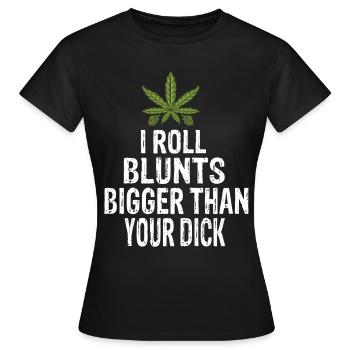 Fille stoner - T-shirt Femme - noir - Devant - AI Model Female 172 dark (172cm)