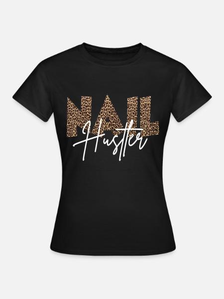 Fingernägel - Frauen T-Shirt - Schwarz