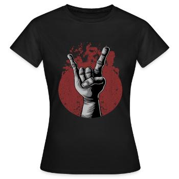 Hardrock geschenk - Frauen T-Shirt - Schwarz - Vorne - AI Model Female 172 dark (172cm)