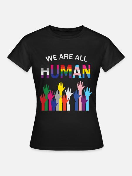 pride flagge - Frauen T-Shirt - Schwarz