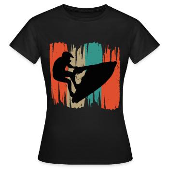 Jet ski - T-shirt Femme - noir - Devant - AI Model Female 172 dark (172cm)