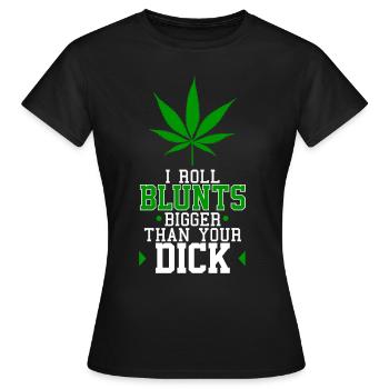 Accessoires Kiffen Kiffen Filles Kiffen Kiffer - T-shirt Femme - noir - Devant - AI Model Female 172 dark (172cm)