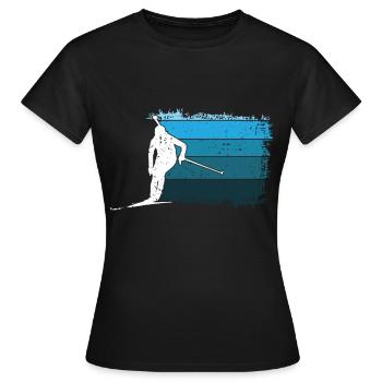Biathlon Biathlon Biathlon Stand de tir Biathlon - T-shirt Femme - noir - Devant - AI Model Female 172 dark (172cm)