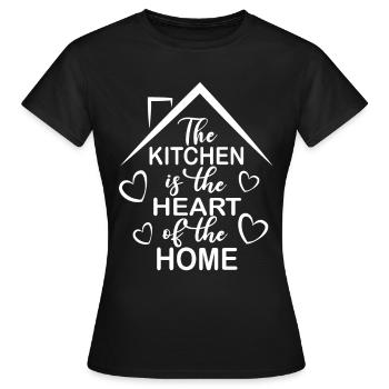 kitchen - Women's T-Shirt - black - Front - AI Model Female 172 dark (172cm)