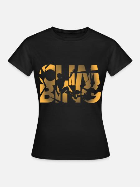 Klettern Klettern Kinder Klettern - Frauen T-Shirt - Schwarz