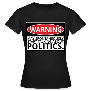 Politique politique Politique élection présidentielle Amérique Usa - T-shirt Femme - noir - Devant - AI Model Female 172 dark (172cm)