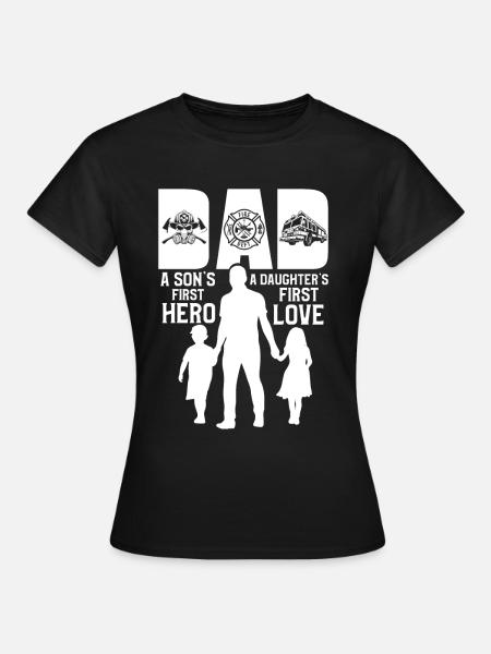 Feuerwehrmann - Frauen T-Shirt - Schwarz