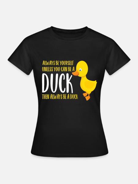 eend - Vrouwen T-shirt - zwart