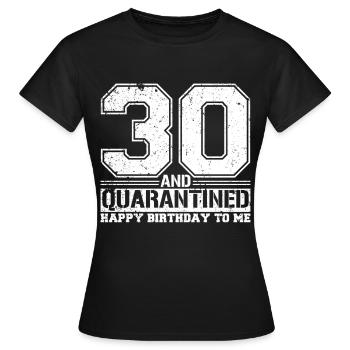 30.Geburtstag Mann - 30.Geburtstag - Frauen T-Shirt - Schwarz - Vorne - AI Model Female 172 dark (172cm)