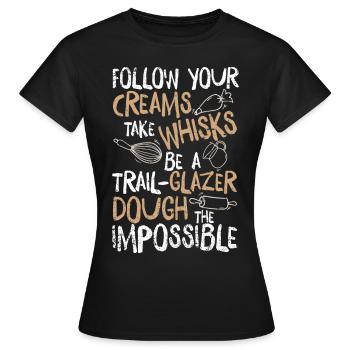 Kitchen Cooking Cooking Gifts Kitchens - Women's T-Shirt - black - Front - AI Model Female 172 dark (172cm)