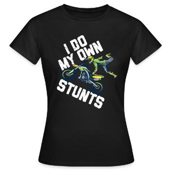 Motocross motocross enfants motocross machine - T-shirt Femme - noir - Devant - AI Model Female 172 dark (172cm)