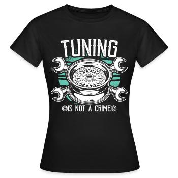 Tuning Auto Tuning Car Tuning Tuning Geschenke - Frauen T-Shirt - Schwarz - Vorne - AI Model Female 172 dark (172cm)