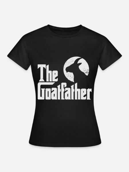 Die Ziege - Frauen T-Shirt - Schwarz