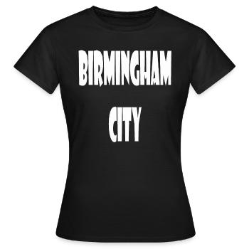 Birmingham City - Frauen T-Shirt - Schwarz - Vorne - AI Model Female 172 dark (172cm)