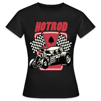 Tige chaud - T-shirt Femme - noir - Devant - AI Model Female 172 dark (172cm)