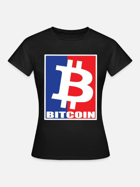 Bitcoin - Frauen T-Shirt - Schwarz