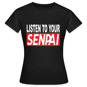 Anime Anime Merch Anime Anime Outfit Anime Characters - Women's T-Shirt - black - Front - AI Model Female 172 dark (172cm)