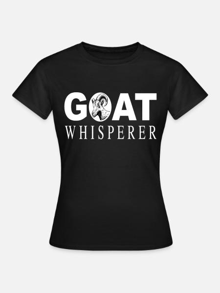 Goat Whisperer - Frauen T-Shirt - Schwarz