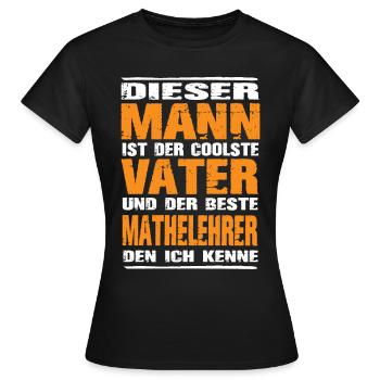 Mathelehrer - Frauen T-Shirt - Schwarz - Vorne - AI Model Female 172 dark (172cm)