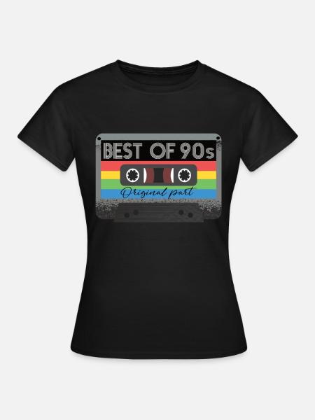 Beste Van Jaren 90 Cassette 90s Retro - Vrouwen T-shirt - zwart