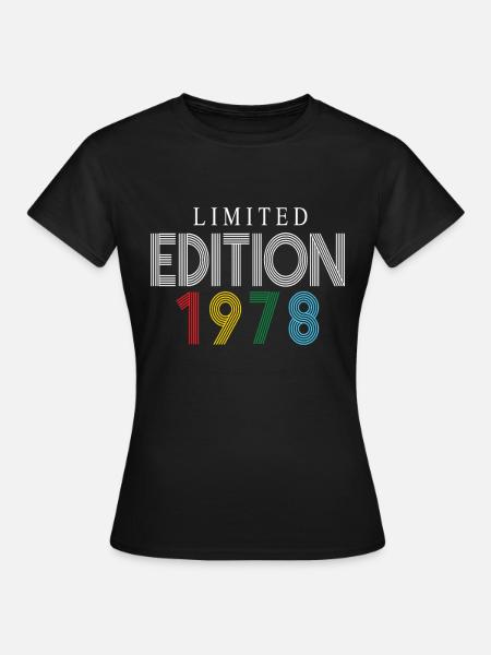 Limited Edition 1978 - Frauen T-Shirt - Schwarz