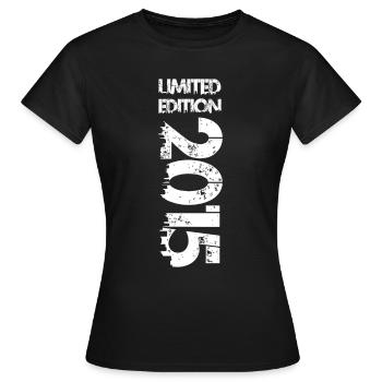 Limited Edition 2015 - Frauen T-Shirt - Schwarz - Vorne - AI Model Female 172 dark (172cm)