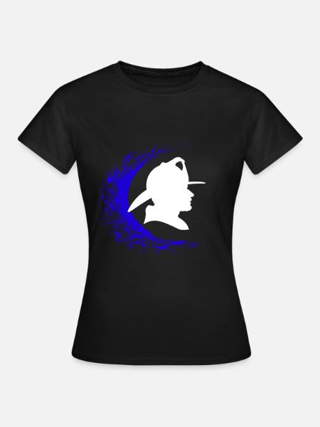 Feuerwehrmann - Frauen T-Shirt - Schwarz