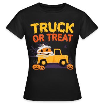 Truck Or Treat - Women's T-Shirt - black - Front - AI Model Female 172 dark (172cm)