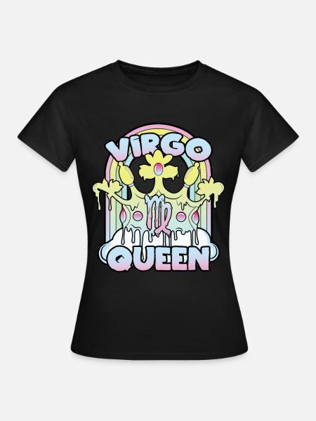 Jungfrau Queen - Frauen T-Shirt - Schwarz