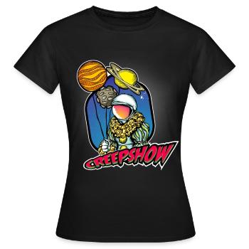 Astronaut - Women's T-Shirt - black - Front - AI Model Female 172 dark (172cm)
