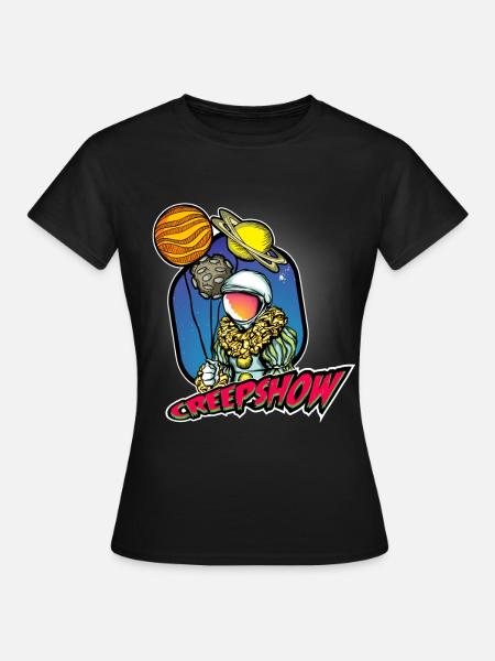 Astronaut - Frauen T-Shirt - Schwarz